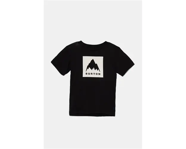 Burton tricou CLSC MTNHGH culoarea negru, cu imprimeu, 179541