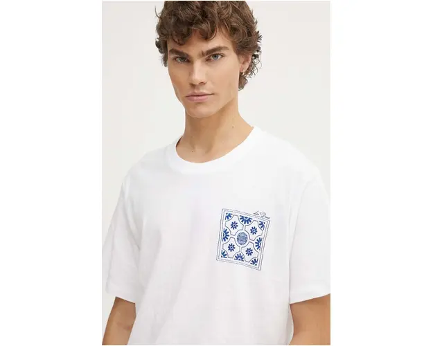 Les Deux tricou din amestec de in culoarea alb, cu imprimeu, LDM101176