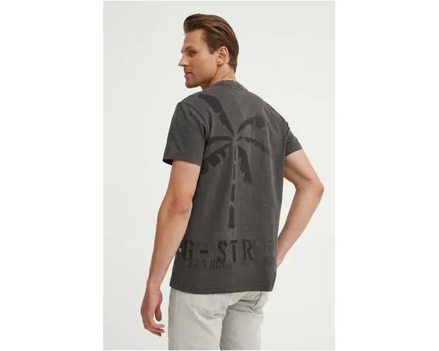 G-Star Raw tricou din bumbac barbati, culoarea negru, neted, D24688-B256