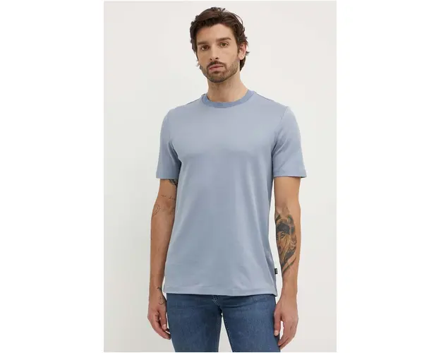 BOSS tricou din bumbac barbati, melanj, 50518539