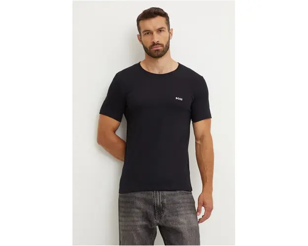 BOSS tricou din bumbac 3-pack barbati, neted, 50517856