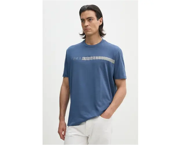 Paul&Shark tricou din bumbac barbati, cu imprimeu, 14311652