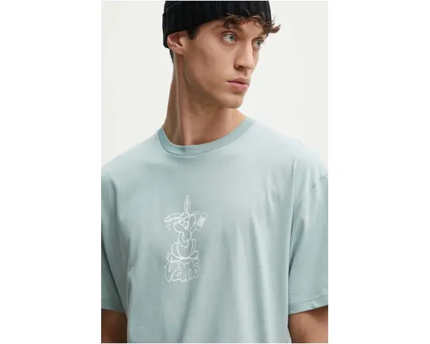 Vans tricou din bumbac barbati, cu imprimeu, VN000HFNM8I1