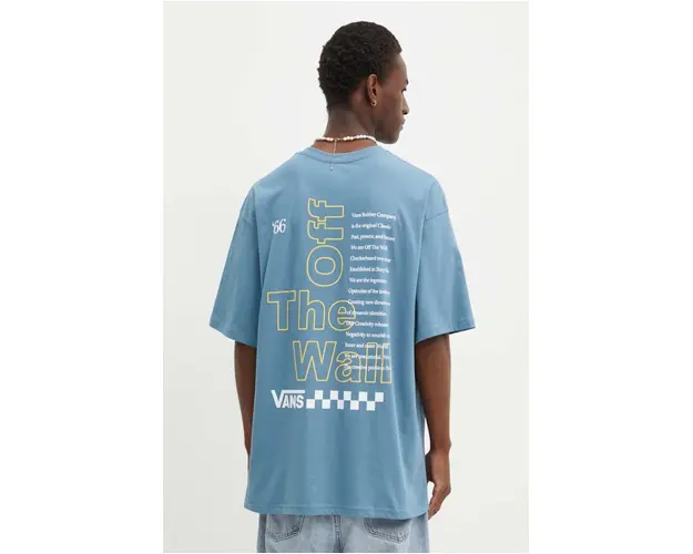 Vans tricou din bumbac barbati, cu imprimeu, VN000HFTJCN1