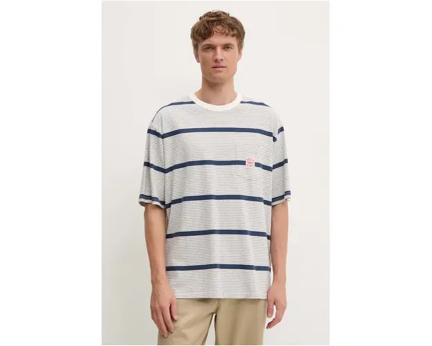 Levi's tricou din bumbac barbati, neted, A5850