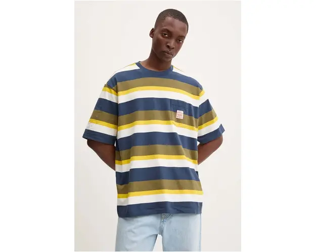 Levi's tricou din bumbac barbati, neted, A5850