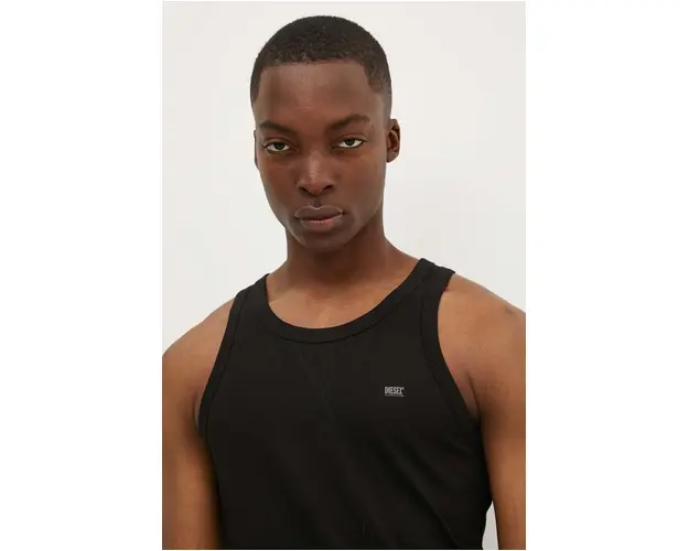 Diesel top UMTK-WALTYTWOPACK 2-pack barbati, culoarea negru, A13749.0LIAD