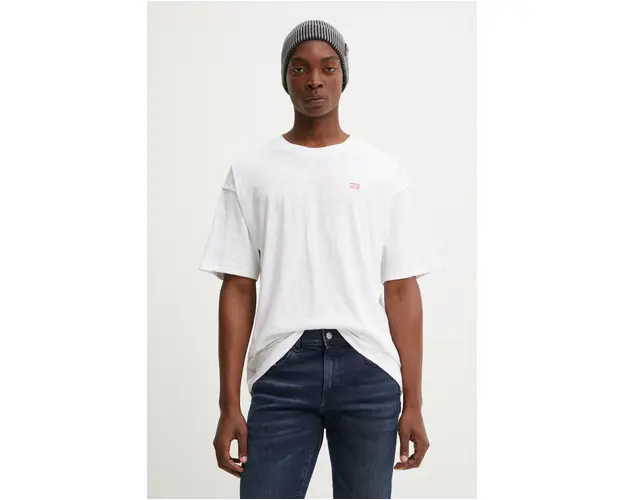 Diesel tricou din bumbac T-BOXT-K2 barbati, culoarea alb, neted, A14814.0QKAP