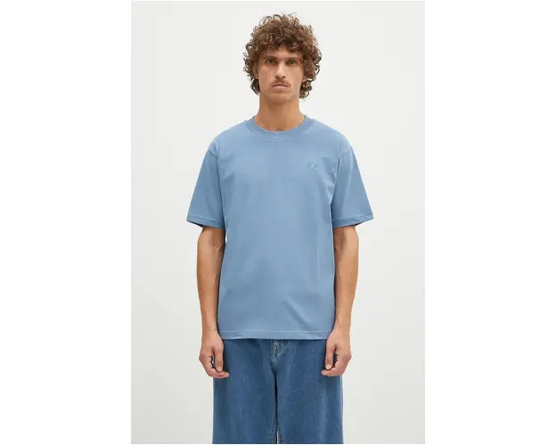New Balance tricou din bumbac Athletics Cotton barbati, neted, MT41533HEB