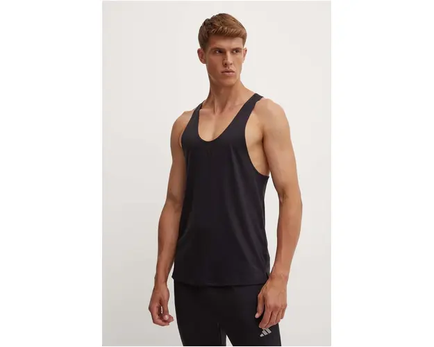 adidas Performance tricou de antrenament Workout Stringer culoarea negru, IL1403