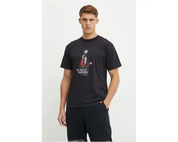 The North Face tricou din bumbac TNF x 30th Years HMLYN barbati, culoarea negru, cu imprimeu, NF0A84GSOBQ1