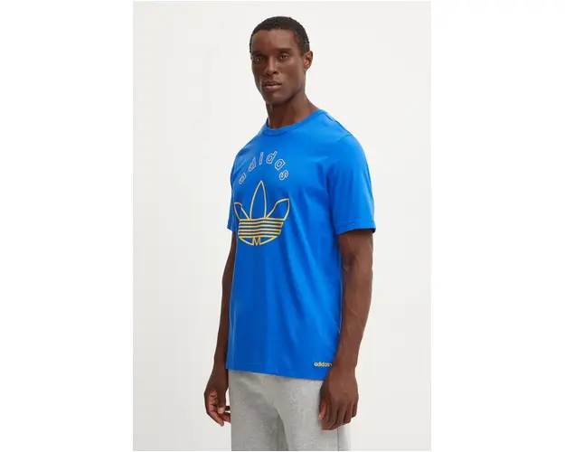 adidas Originals tricou din bumbac barbati, cu imprimeu, IY0425