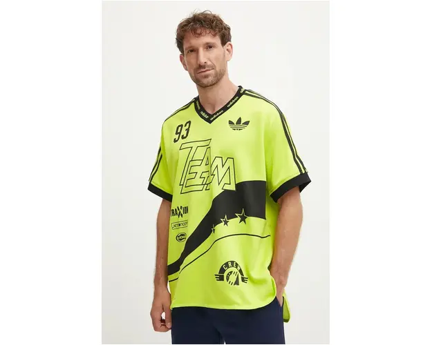 adidas Originals tricou barbati, culoarea verde, modelator, JN0809