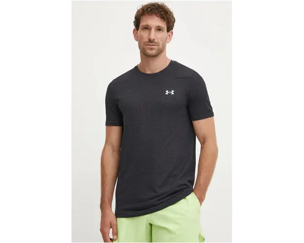 Under Armour tricou de antrenament Vanish Seamless Grid culoarea negru, modelator, 1376921