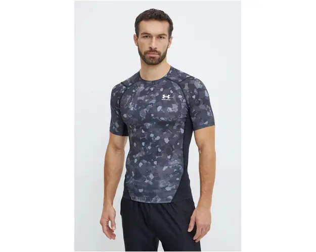 Under Armour tricou de antrenament HeatGear Printed culoarea negru, modelator, 1386937