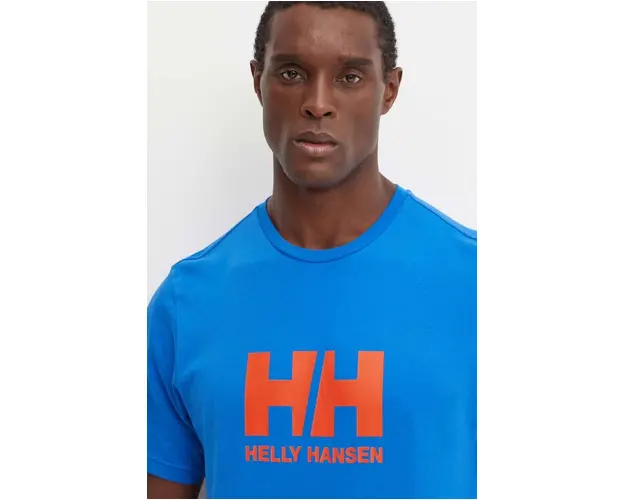 Helly Hansen tricou din bumbac HH LOGO barbati, cu imprimeu, 30396