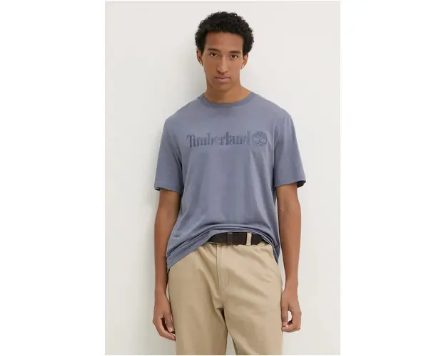 Timberland tricou din bumbac barbati, cu imprimeu, TB0A6VPE0731