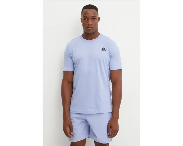 adidas tricou din bumbac Essentials barbati, neted, IX0122