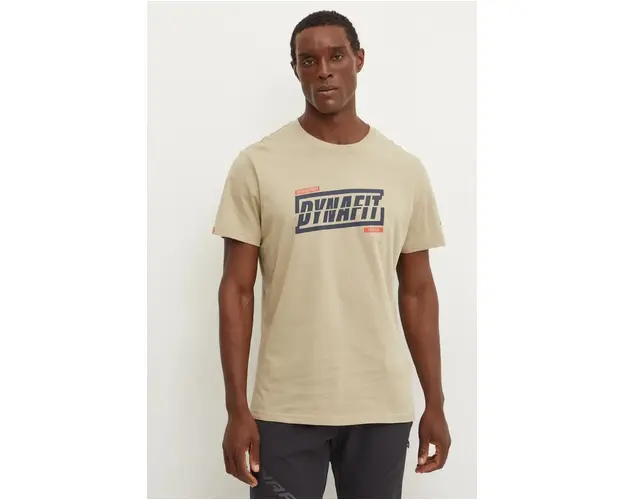 Dynafit tricou Graphic barbati, culoarea verde, cu imprimeu, 08.0000070998