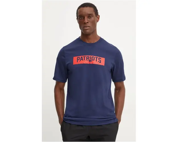 Nike tricou de antrenament New England Patriots culoarea albastru marin, cu imprimeu, 02FF-41S-8K-B73