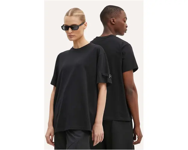 Heliot Emil tricou culoarea negru, neted, M.09.119.BLK01