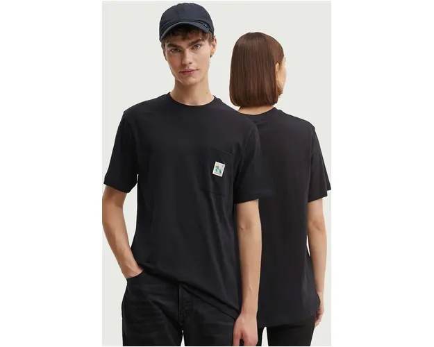Kaotiko tricou din bumbac culoarea negru, cu imprimeu, AP028-03-G002