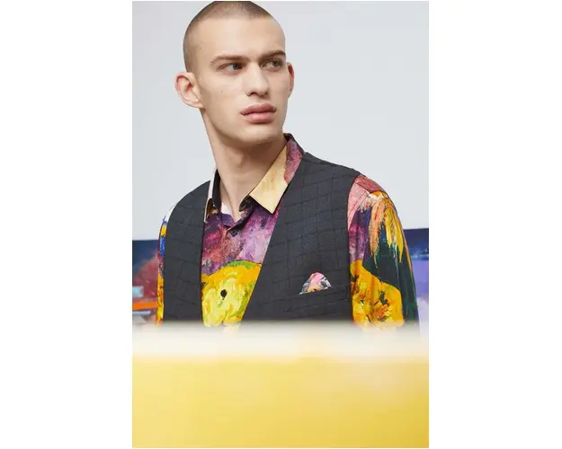 Medicine vesta barbati, culoarea gri