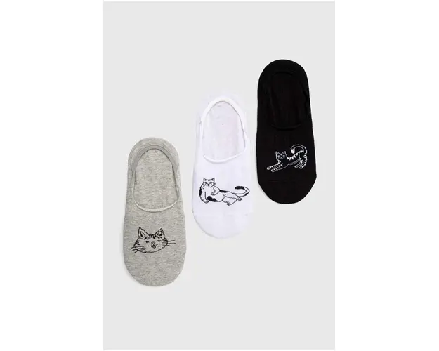 Medicine sosete 3-pack barbati, culoarea alb