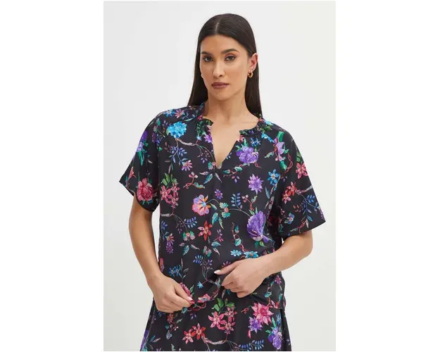 Medicine bluza femei, culoarea negru, modelator