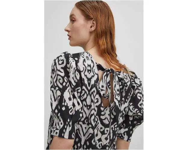 Medicine bluza femei, culoarea negru, modelator