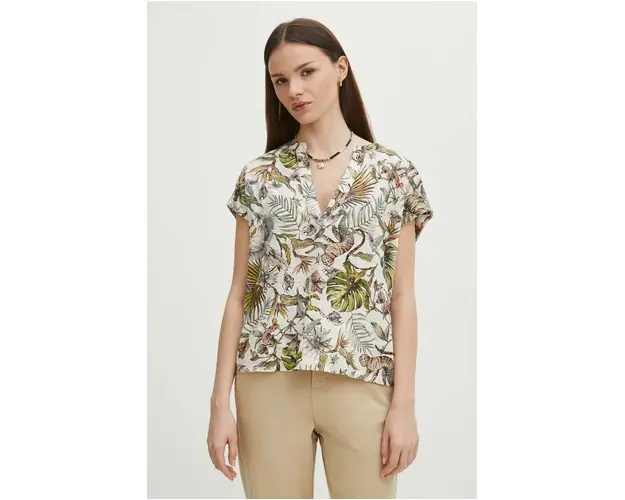 Medicine bluza femei, culoarea bej, modelator