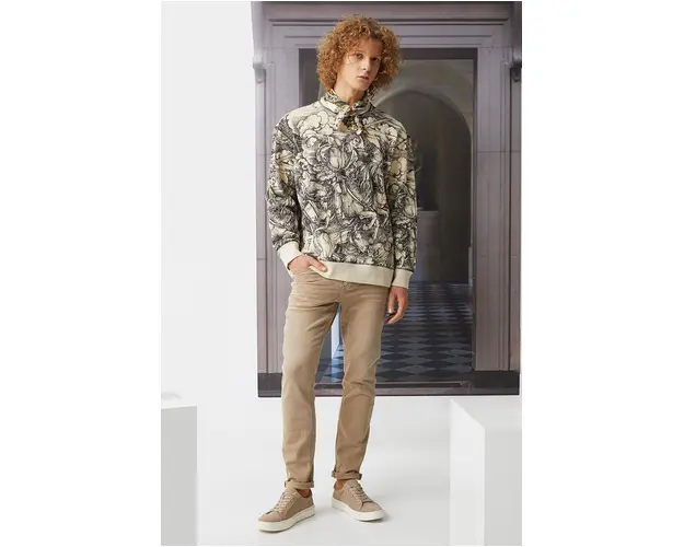 Medicine bluza barbati, culoarea bej, modelator