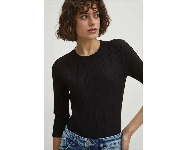 Medicine body din bumbac femei, culoarea negru