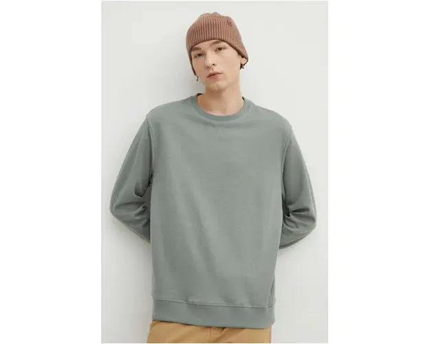 Medicine longsleeve barbati, culoarea turcoaz, neted