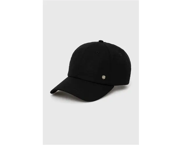 Medicine sapca femei, culoarea negru, neted