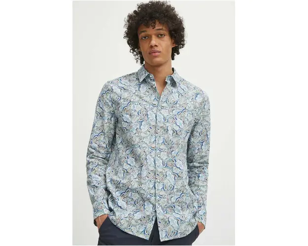 Medicine camasa barbati, cu guler clasic, slim