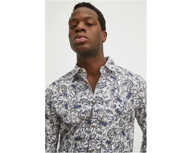 Medicine camasa barbati, cu guler clasic, slim