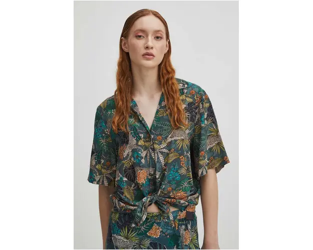 Medicine camasa femei, cu guler clasic, regular