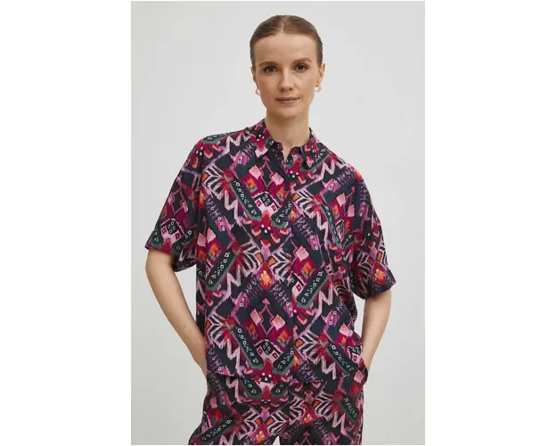 Medicine camasa femei, cu guler clasic, relaxed