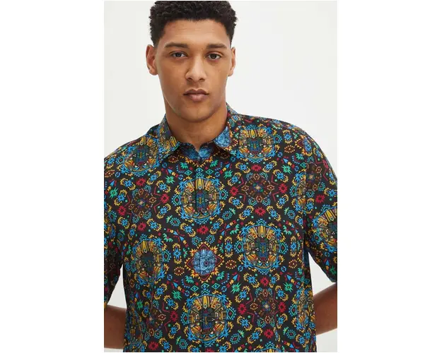 Medicine camasa barbati, cu guler clasic, regular