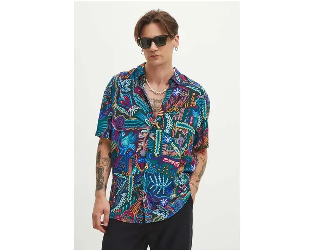 Medicine camasa barbati, cu guler clasic, regular