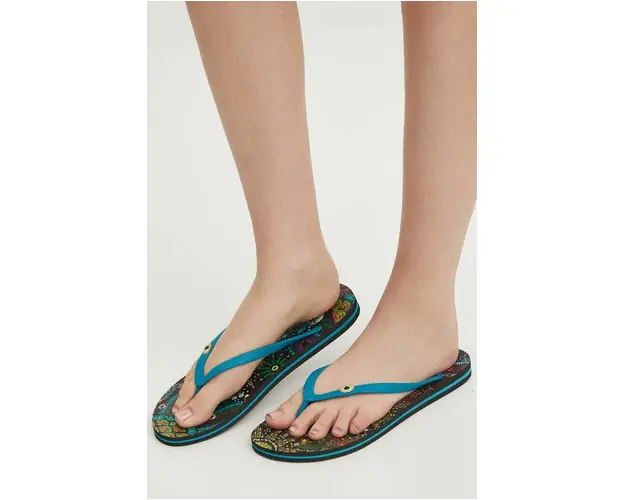 Medicine slapi femei, culoarea negru, cu toc plat