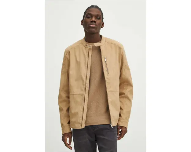 Medicine geaca barbati, culoarea bej, de tranzitie