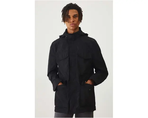 Medicine geaca barbati, culoarea negru, de tranzitie