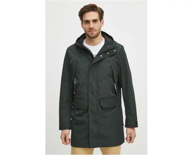 Medicine hanorac barbati, culoarea verde, de tranzitie