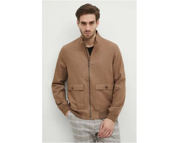 Medicine geaca barbati, culoarea bej, de tranzitie