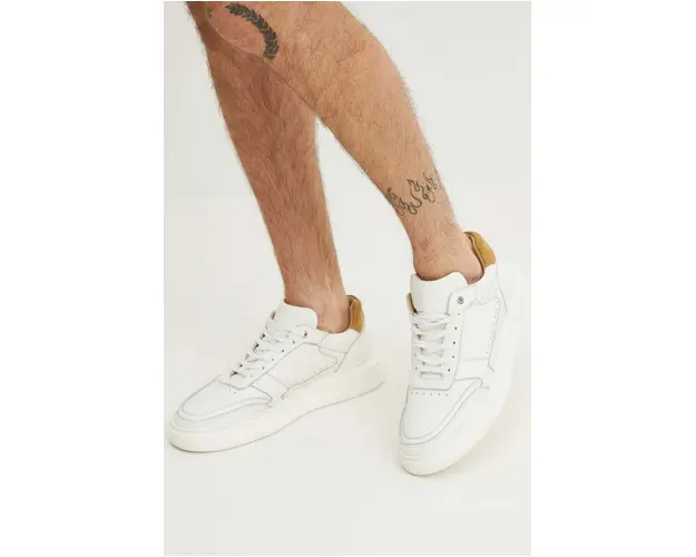 Medicine sneakers barbati, culoarea alb