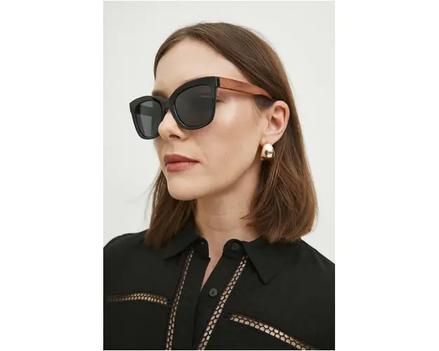 Medicine ochelari de soare femei, culoarea negru
