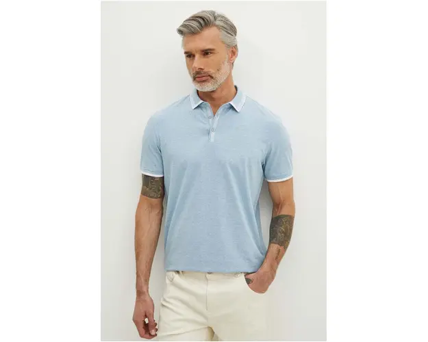 Medicine polo de bumbac barbati, neted