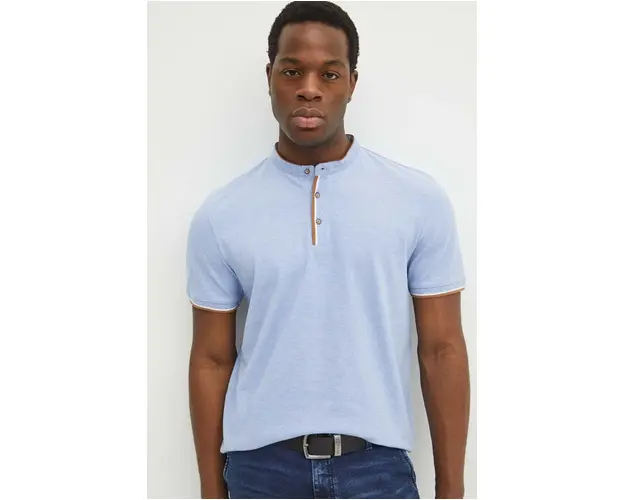 Medicine polo de bumbac barbati, neted